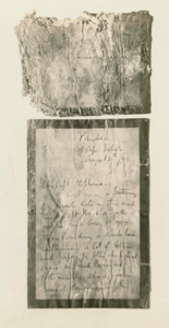 Image of Record left by S.S. Pandora